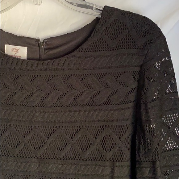 NWT SUZI CHIN for Maggy Boutique BLACK DRESS S14 - Picture 2 of 8
